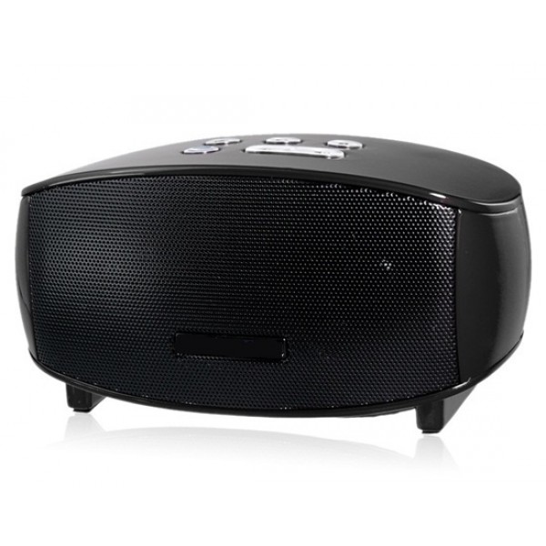 T5 Mini Wireless Bluetooth Speaker with TF Card Reader, Hands-free Calls for Cell Phone, Laptop PC (Black)