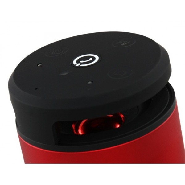 V3 Touch Control Bluetooth Speaker with TF Card Reader & Hands-free Calling (Red)