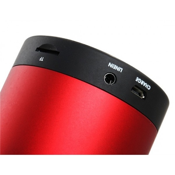 V3 Touch Control Bluetooth Speaker with TF Card Reader & Hands-free Calling (Red)