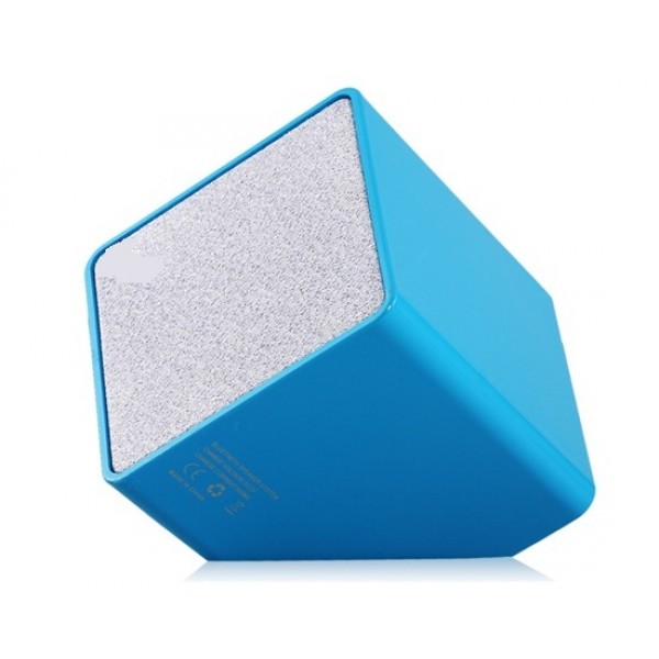 Compact Bluetooth Speaker with Microphone and Hands-free Calling (Blue)