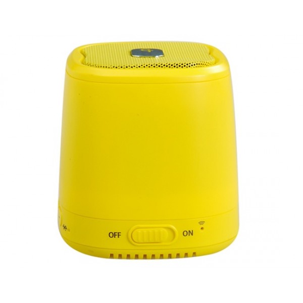 Portable Bluetooth Speaker with FM Radio, Hands-free Calling & TF Card Reader (Yellow)