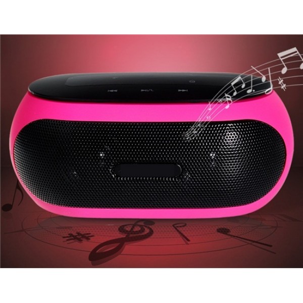 X800 Portable Wireless Bluetooth Speaker with TF Card Reader (Red)