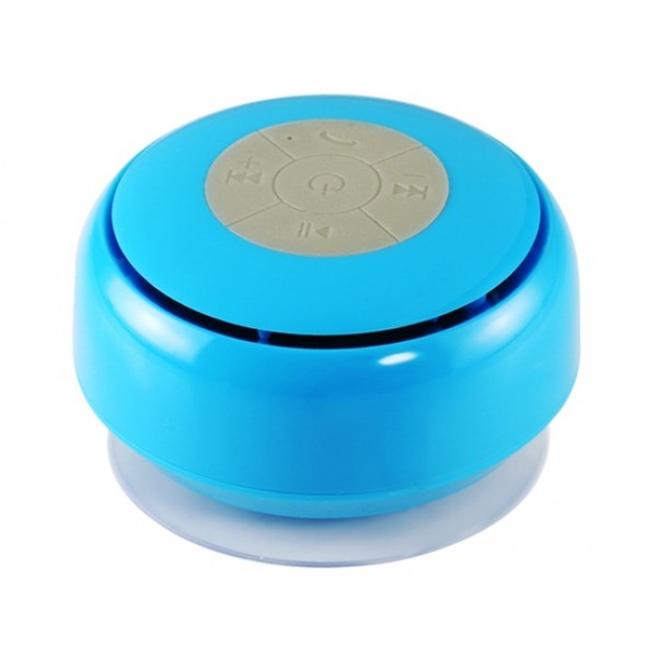 Q2 Round Waterproof Bluetooth 2.1 Speaker with Hands-free Calling (Blue)