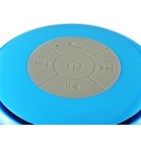 Q2 Round Waterproof Bluetooth 2.1 Speaker with Hands-free Calling (Blue)