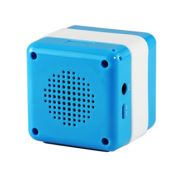Q3 Square Bluetooth 2.1 Speaker with Hands-free Calling (Blue)