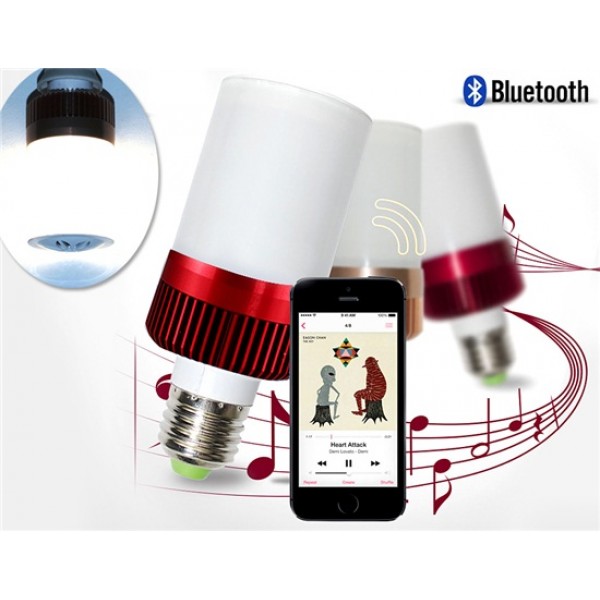 BB Speaker Wireless E27 LED Light Bluetooth Audio Speaker Music Playing Lighting Bulb