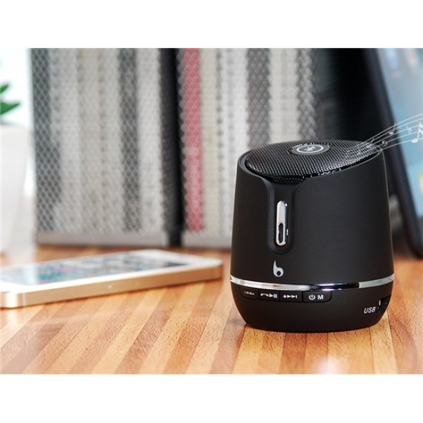 S06B Portable Wireless Bluetooth V3.0 Speaker with TF Card Reader, Hands-free Calls (Black)