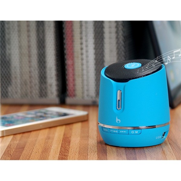 S06B Portable Wireless Bluetooth V3.0 Speaker with TF Card Reader, Hands-free Calls (Blue)