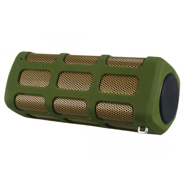 S33 Multi-Function Wireless Portable Bluetooth 2.1 Speaker, 7000 mAh Power Bank (Army Green)
