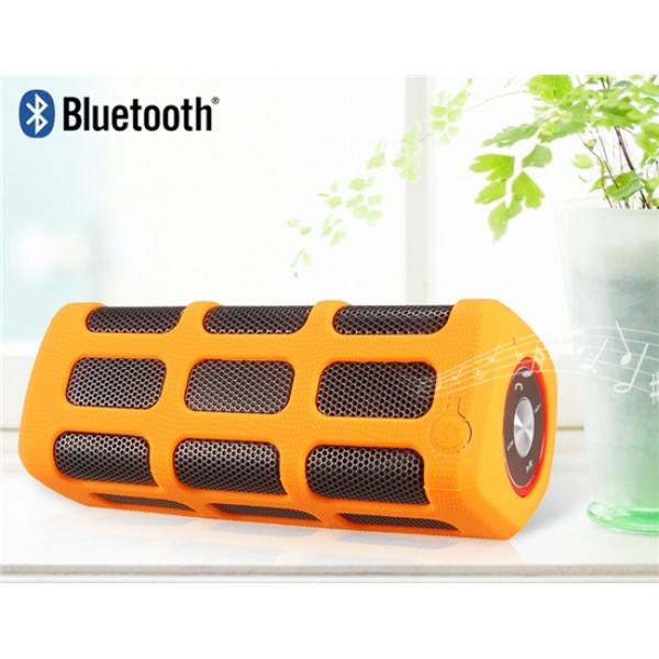 S33 Multi-Function Wireless Portable Bluetooth 2.1 Speaker, 7000 mAh Power Bank (Orange)
