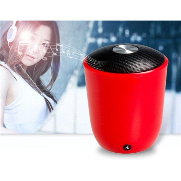 KB-17 Wireless Bluetooth Speaker Supprts TF Card (Red)