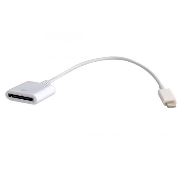 Conversion Cable for iPhone 5, iPad Mini, iPod Touch 5, iPod Nano 7, iPad 4 (White)
