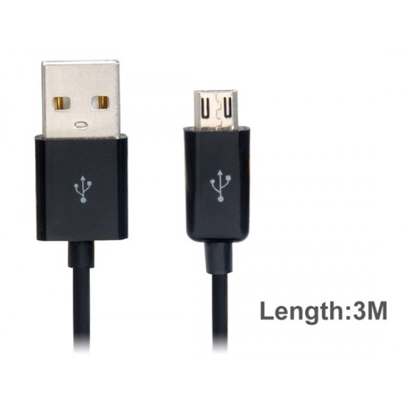 3 m Micro USB Charging Data Cable for Cell Phones ...
