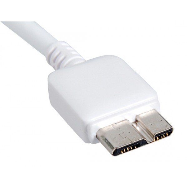 USB2.0/3.0 Charging Data Cable for Samsung Note 3 (White)