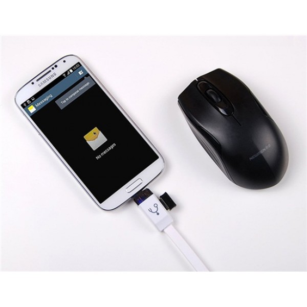 Y-001 OTG Smart USB Cable for Tablet & Smartphone (White)