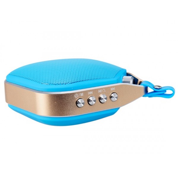 PTH-16 MINI Portable Super Bass Stereo Wireless Bluetooth Speaker with TF Card Reader, AUX & Hands-free Calling (Blue)