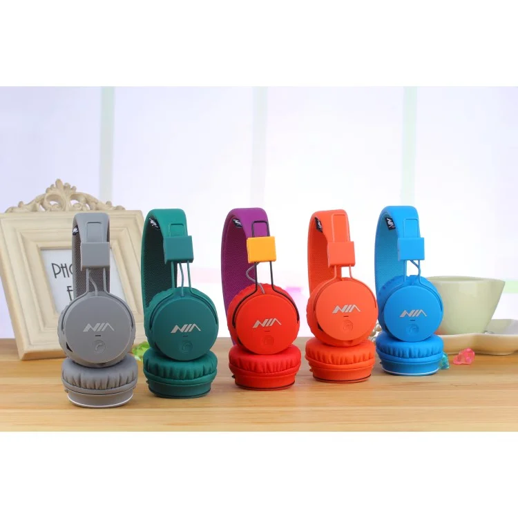 X2 4-in-1 Bluetooth Hands-free Headphone Support Micro SD Player / FM Radio - Grey