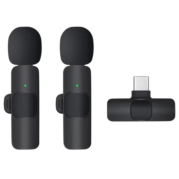 K1 Live Broadcast Lavalier Microphone 2 Noise Redu...
