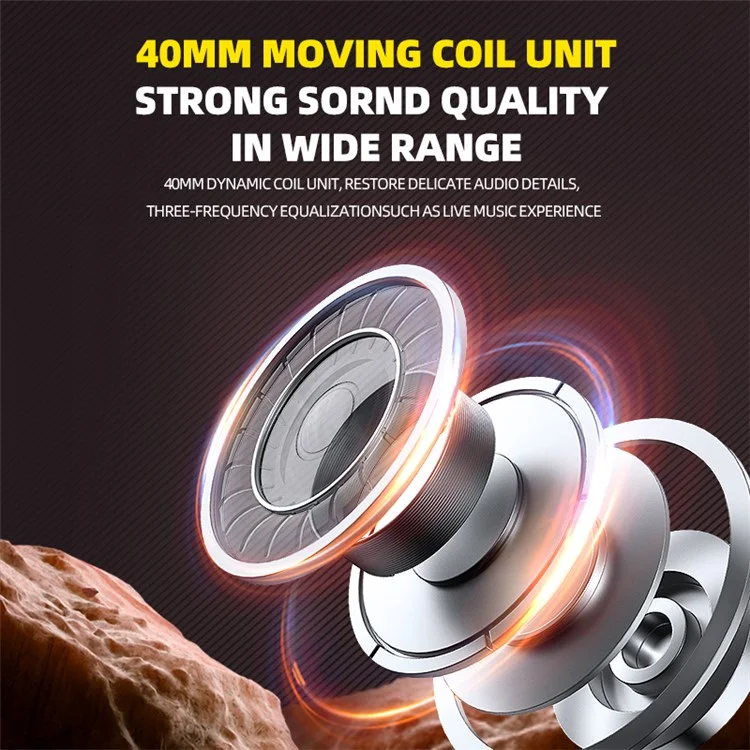 G1BT Over-Ear Wireless Headset Bluetooth Earphone HiFi Stereo Sound Noise Cancelling Gaming Headphone