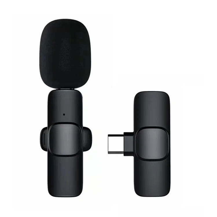 K1 Type-C Wireless Lavalier Microphone USB-C Mini ...