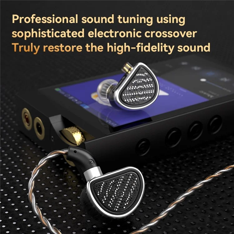 TA4 2BA+2DD Knowles Hybrid In-Ear Earphones HiFi Bass Sound Headphones for Smartphones / PC