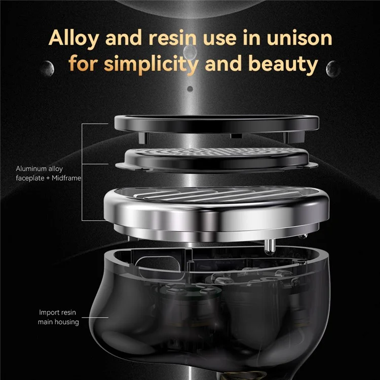 TA4 2BA+2DD Knowles Hybrid In-Ear Earphones HiFi Bass Sound Headphones for Smartphones / PC