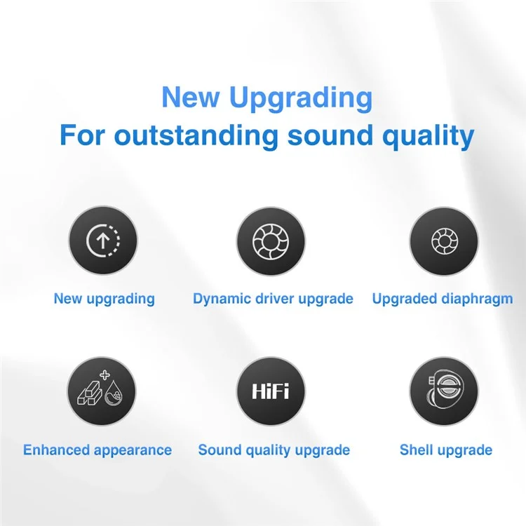 MT4 PRO Detachable 3.5mm Wired In-Ear Earphone Dual Dynamic Driver HiFi Headset, without Mic - Blue
