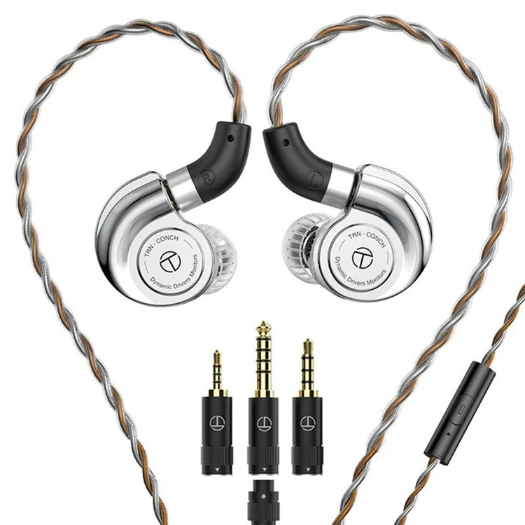 TRN Conch Earphone DLC Diamond Diaphragm Dynamic D...