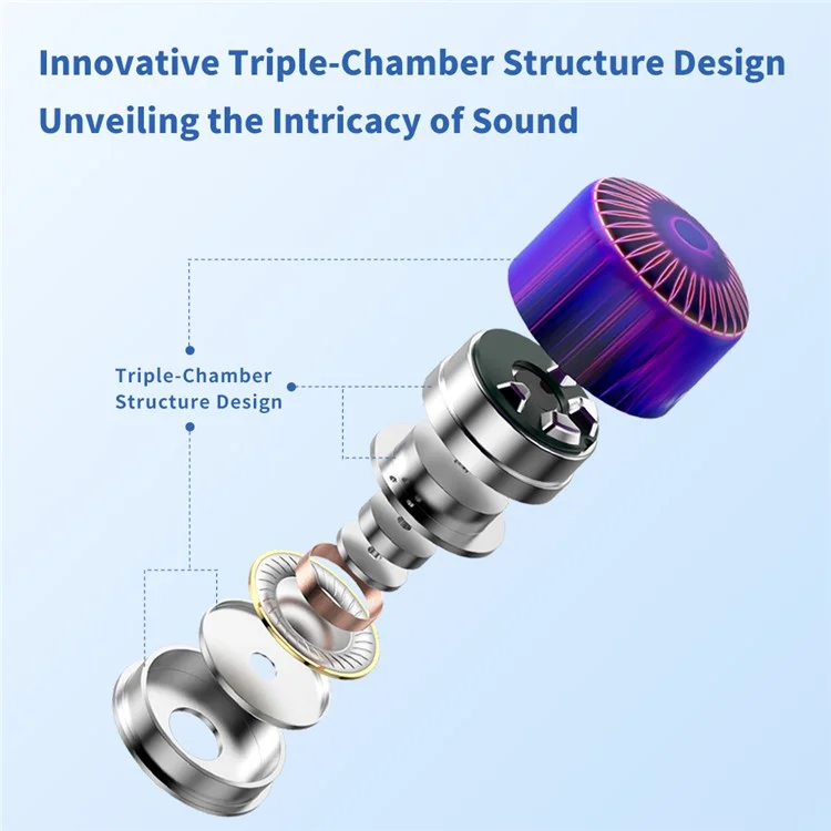 Jellyfish Detachable 2.5+3.5+4.4mm Wired In-Ear Earphone HiFi Music Running Headset without Mic