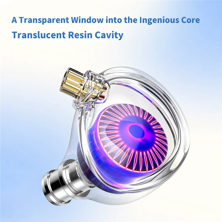 Jellyfish Detachable 2.5+3.5+4.4mm Wired In-Ear Earphone HiFi Music Running Headset without Mic