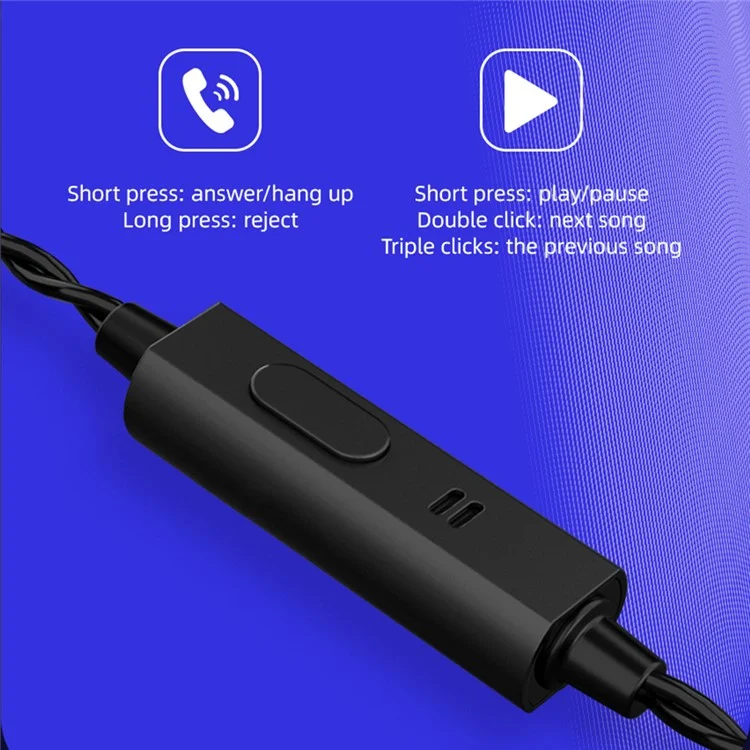 QKZ ZXT (with Microphone Version) 3.5mm Wired HiFi Heavy Bass In-ear Earphone Ergonomic Music Game Headset - Colorful