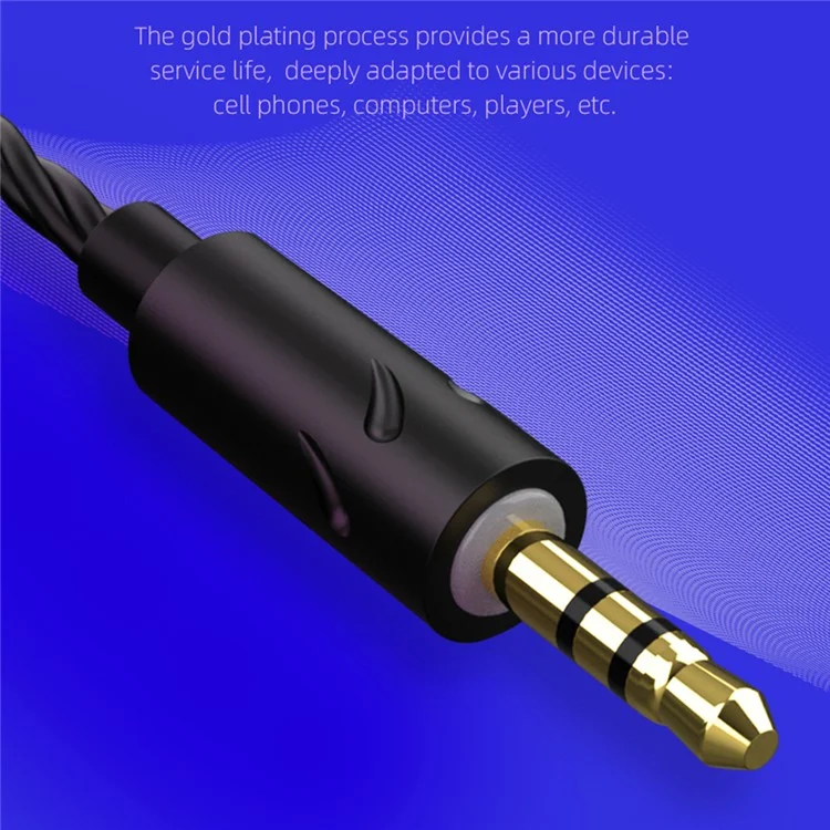QKZ ZXT (with Microphone Version) 3.5mm Wired HiFi Heavy Bass In-ear Earphone Ergonomic Music Game Headset - Colorful
