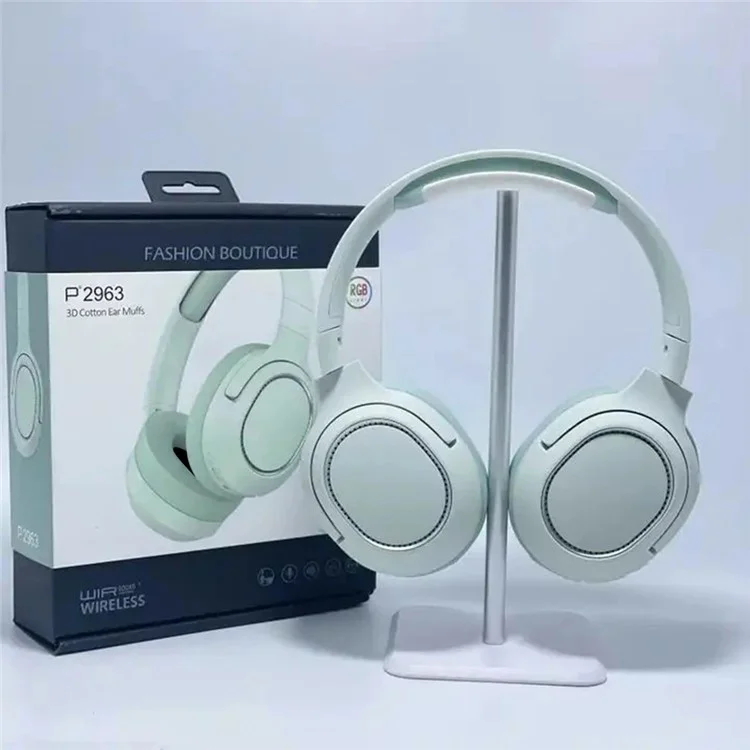 P2963 Wireless Headphone Bluetooth 5.3 Headset Waterproof Gaming Earphone - Beige