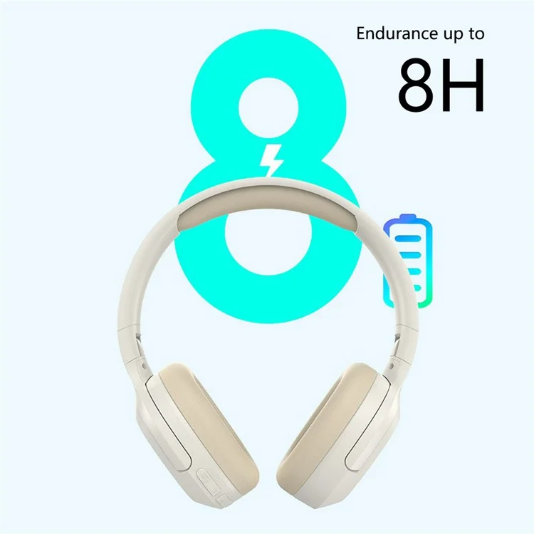 P2969 Over-Ear Wireless Bluetooth Earphone HiFi Stereo Sound Gaming Headphone - Khaki
