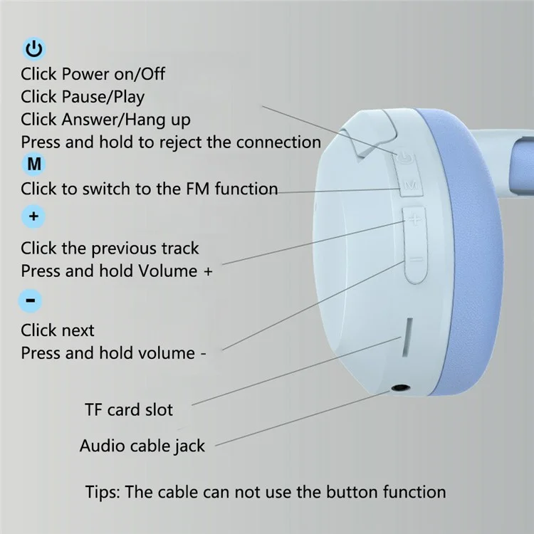 P2969 Over-Ear Wireless Bluetooth Earphone HiFi Stereo Sound Gaming Headphone - Khaki