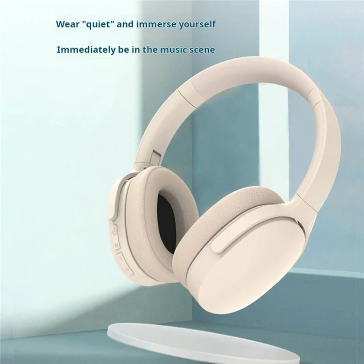 P3961 Active Noise Cancelling ANC Headset Over-Ear Bluetooth 5.3 Wireless Headphones - Khaki
