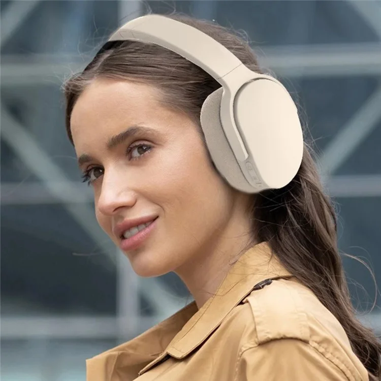 P3961 Active Noise Cancelling ANC Headset Over-Ear Bluetooth 5.3 Wireless Headphones - Khaki