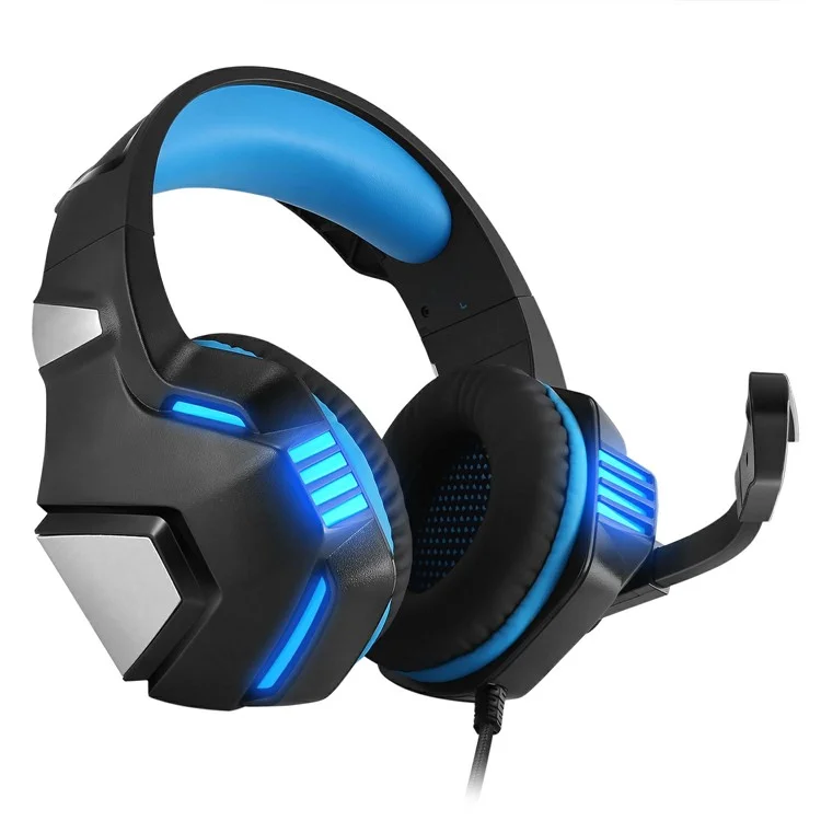 V3 Head-mounted Earphones RGB Light Wired PC Gaming Headset, USB+3.5mm+4Pin