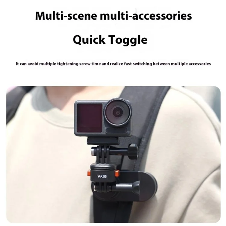 For GoPro Action Camera Magnetic Quick Release Mount Adapter with 1 / 4 Base