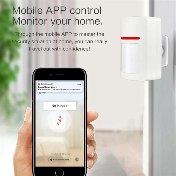 WiFi Human Body Motion Sensor Low Power Consumption Smart Home Infrared Detector